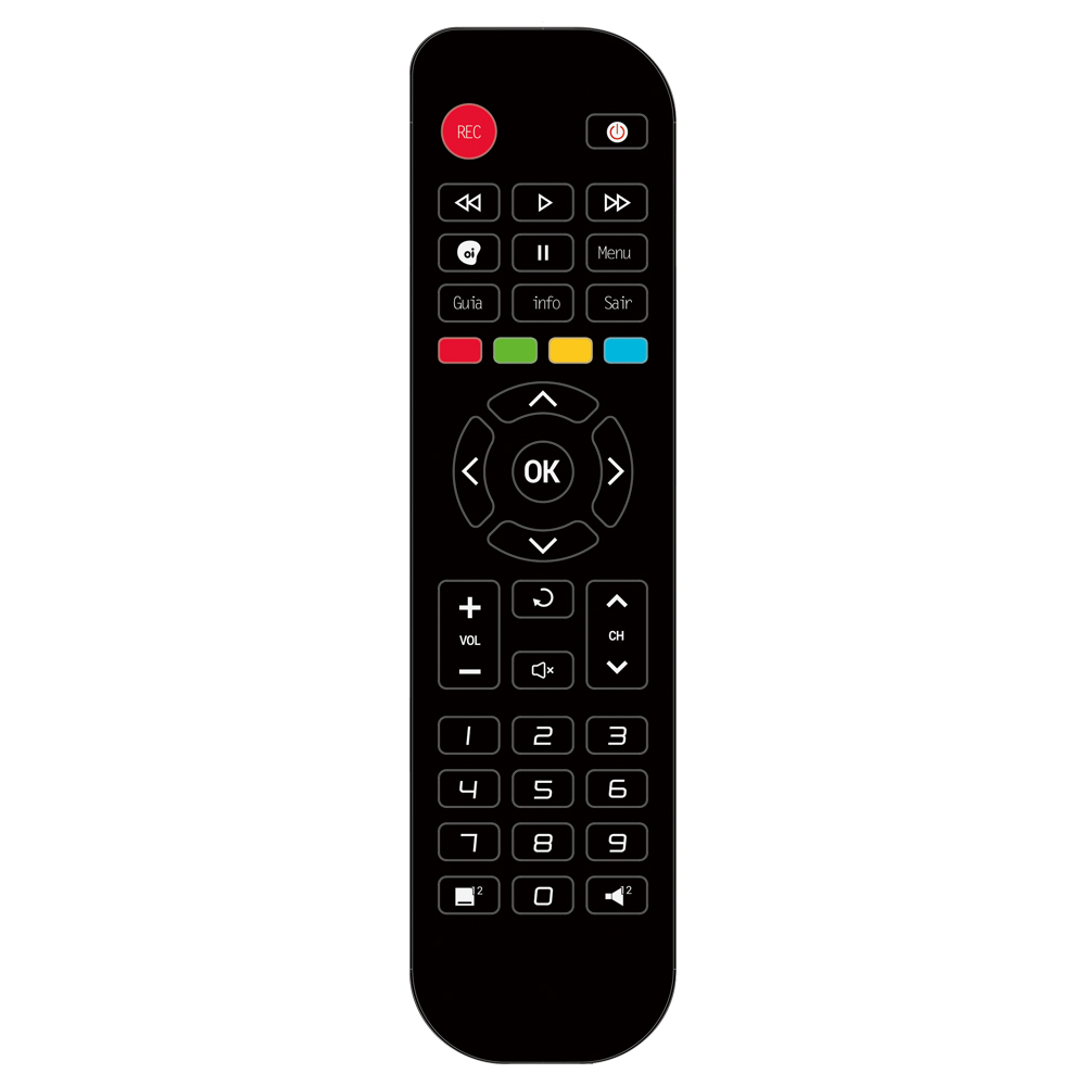 Manufacturer Custom 38 Key  Infrared Remote Control for TV Set Top Box
