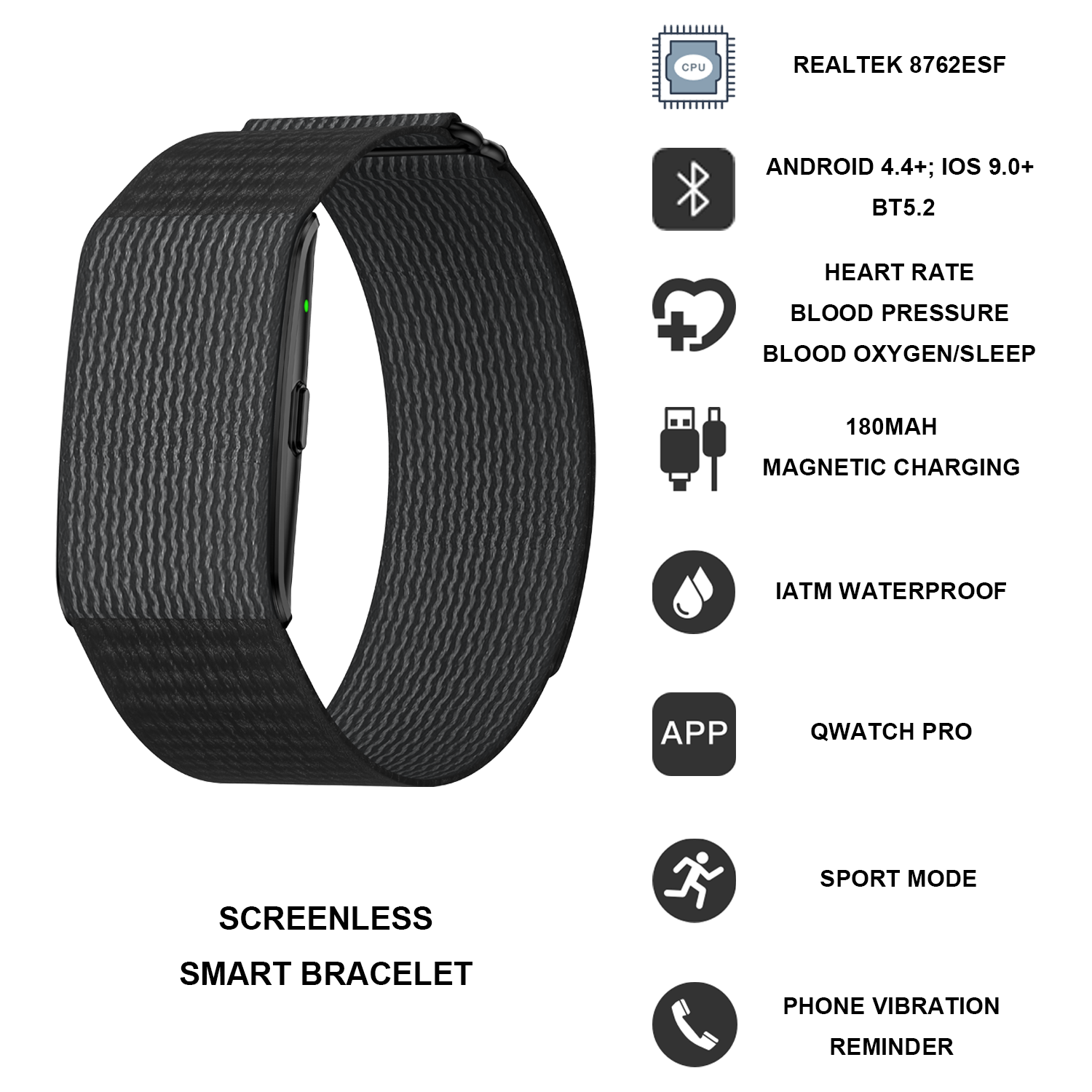 H59MAX AI Health Smart Band Fitness Tracker