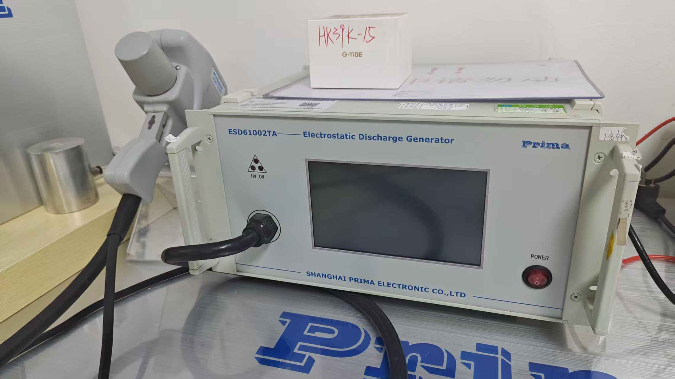 ESD tester for electrostatic discharge resistance