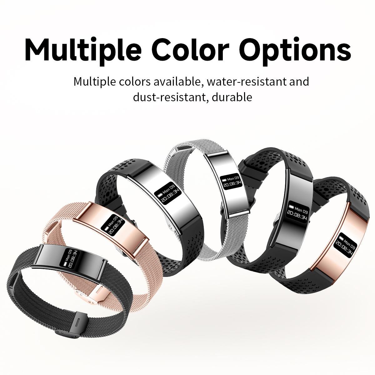 B8 2.8mm Ultra Thin Smart Watch Heart Rate Monitor Variability Female Physiological Cycle Activity Fitness Tracket Sport Mode