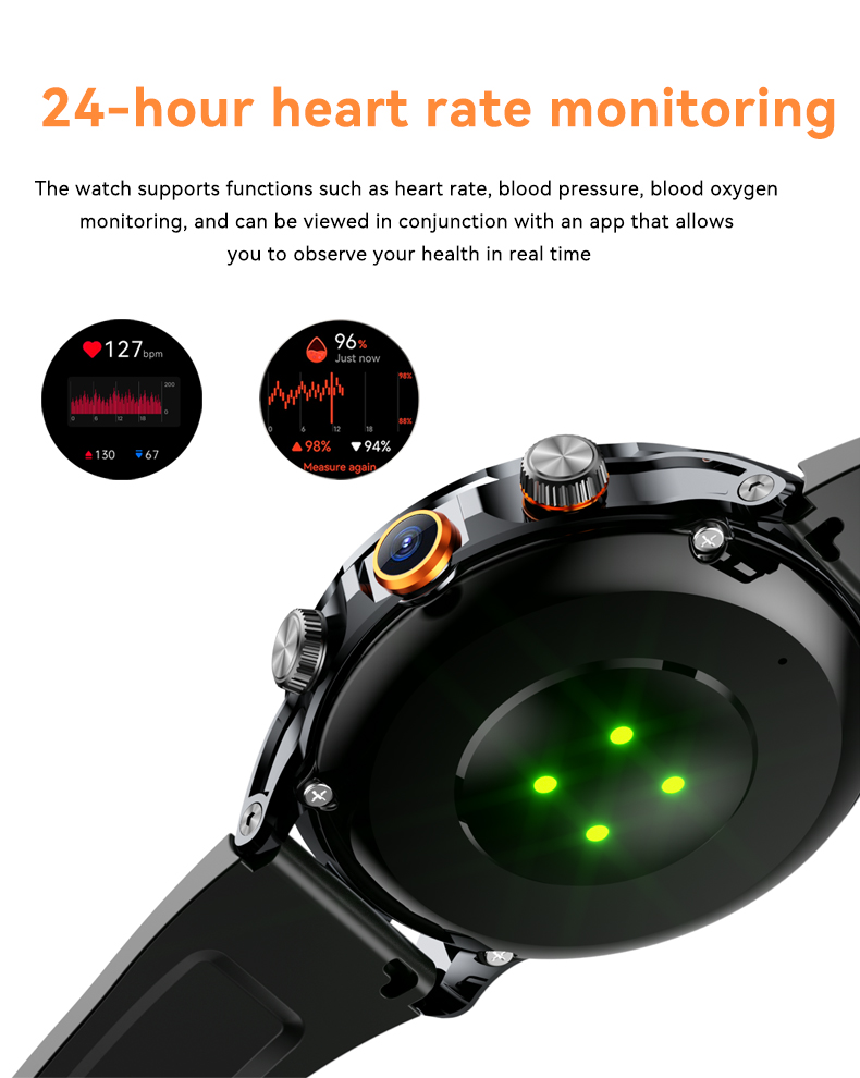24-hour heart rate monitoring