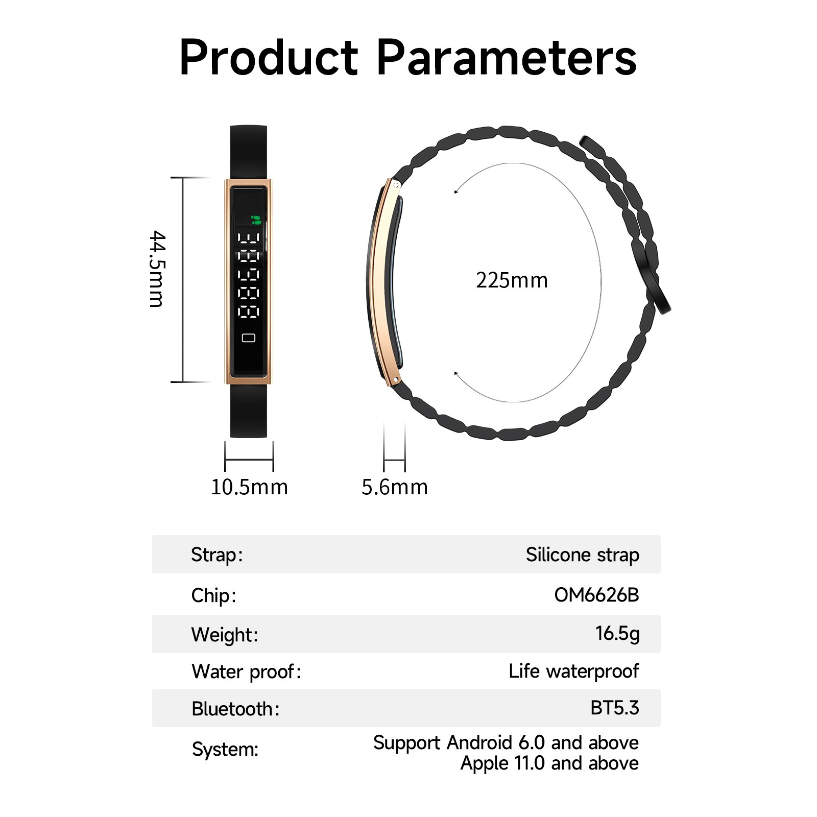 B3 Smart Bracelet 5.6mm Ultra Thin Female Physiological Cycle Heart Rate SpO2 Sleep Monitor Women Fitness Tracker Smart Band