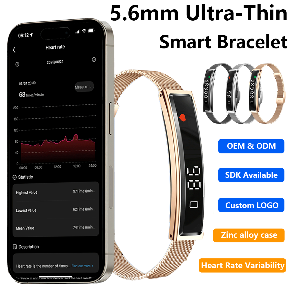 B3 Smart Bracelet 5.6mm Ultra Thin Female Physiological Cycle Heart Rate SpO2 Sleep Monitor Women Fitness Tracker Smart Band