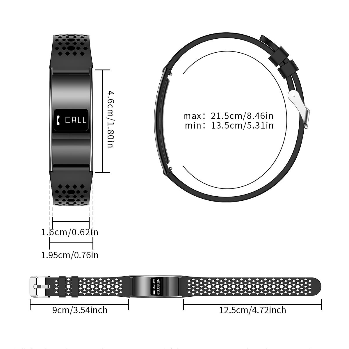B8 2.8mm Ultra Thin Smart Watch Heart Rate Monitor Variability Female Physiological Cycle Activity Fitness Tracket Sport Mode