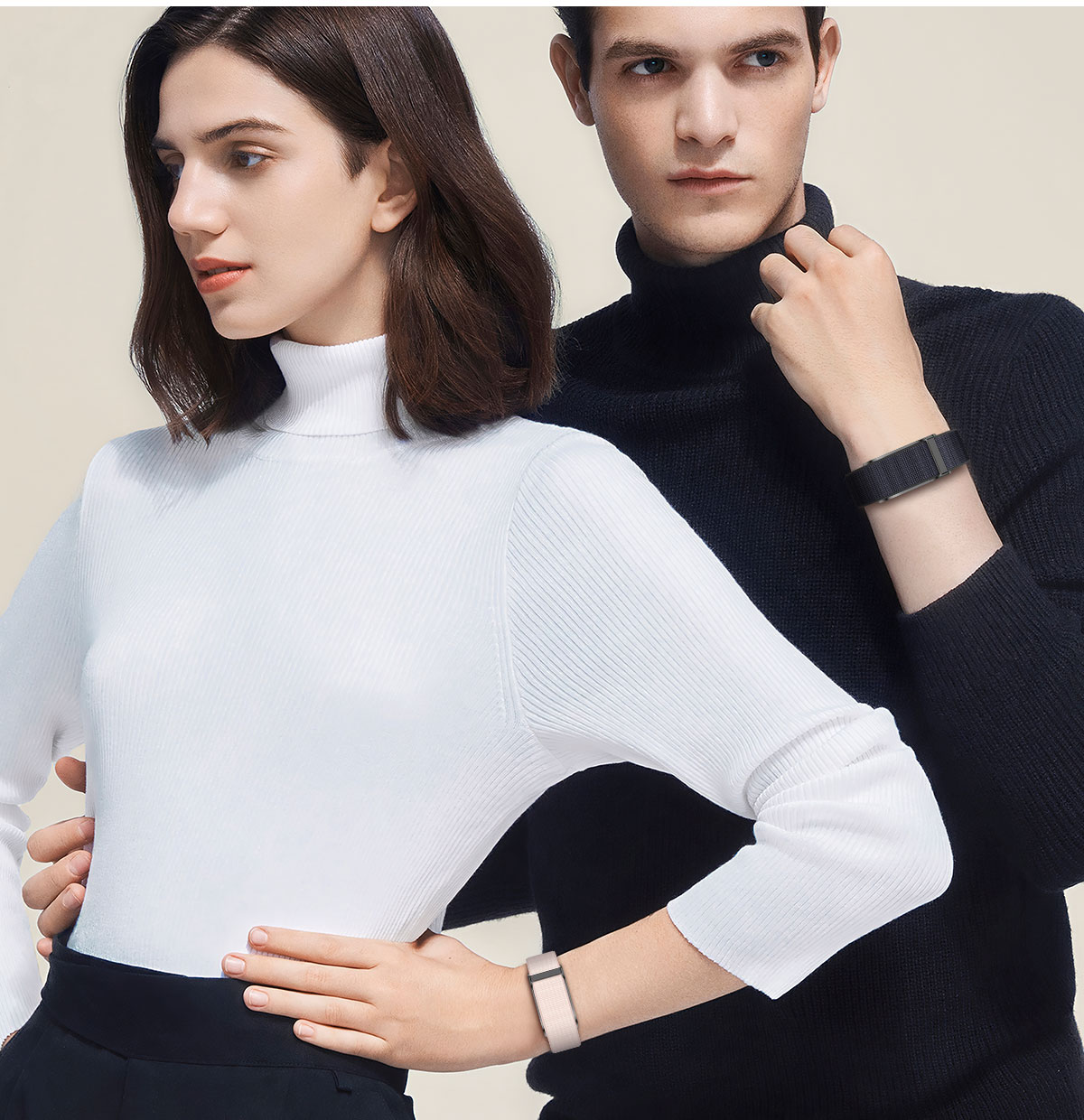 H59 Smart Connected Watch for Ladies Men Screenless Sleep Monitor Bracelet Waterproof Sport Smart Bracelet Fitness Health
