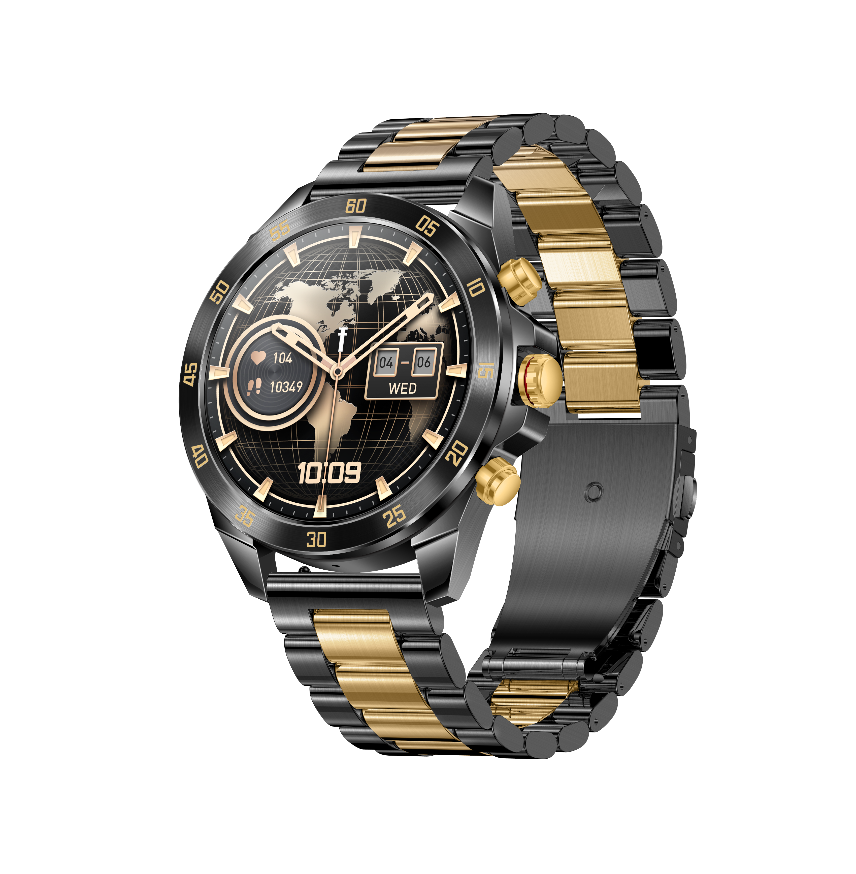 NX16 Fashion Smart Watch New Model Heart Rate Monitor IOS Sport Tracker Pedometer Stainless Steel Band AMOLED Screen IP68
