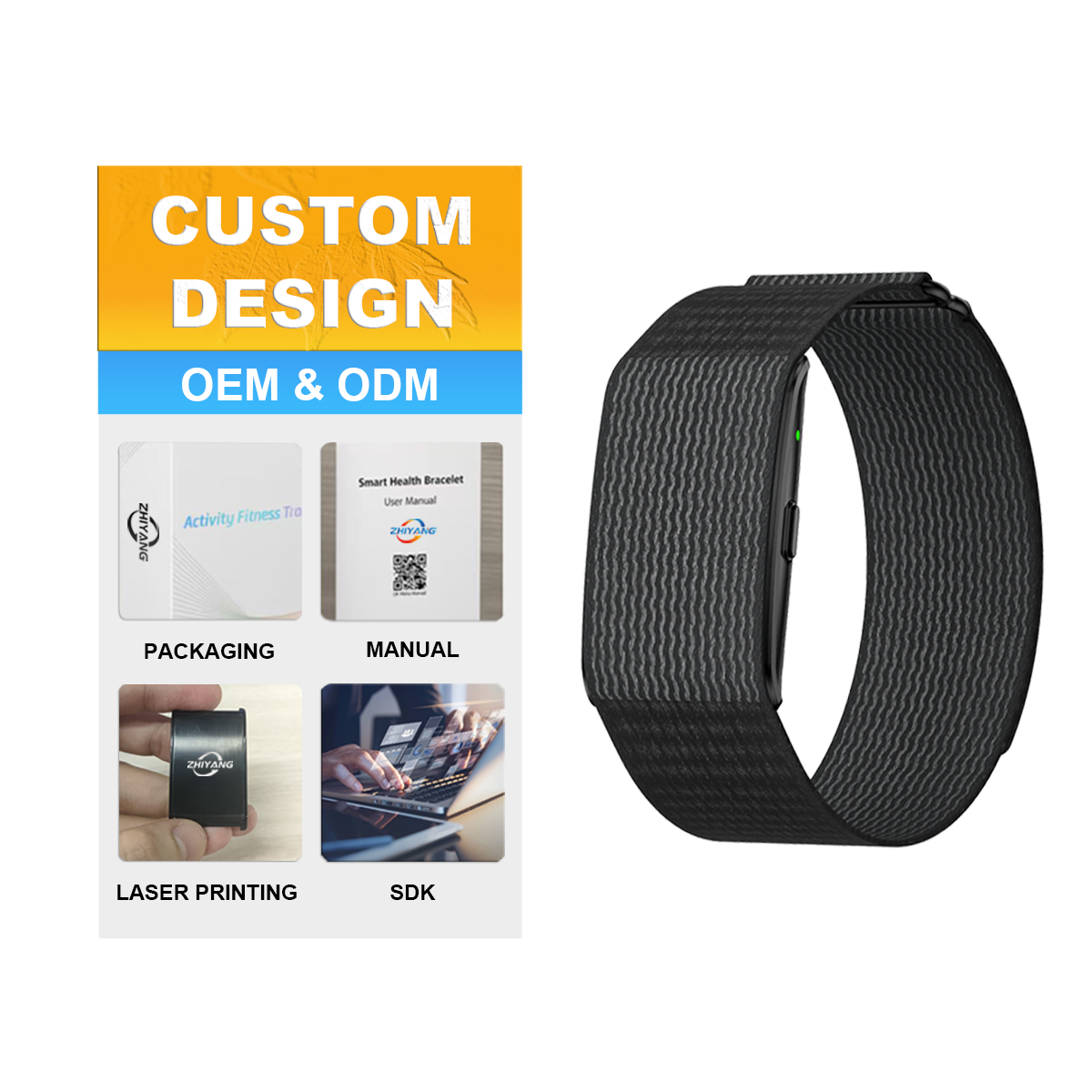 H59Pro Smart Band NRF54L15 BT6.0 24H Heart Rate Blood Oxygen Monitor Fitness Tracker Activity Tracker Waterproof 1ATM 30 Days