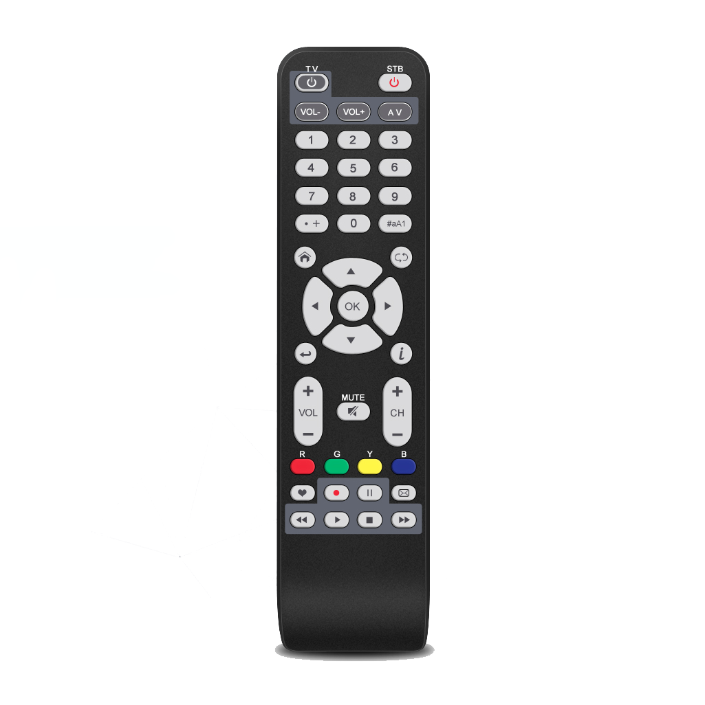 Factory Custom Universal Infrared Remote Control  OEM 43 Key IR TV Box  Remote Control