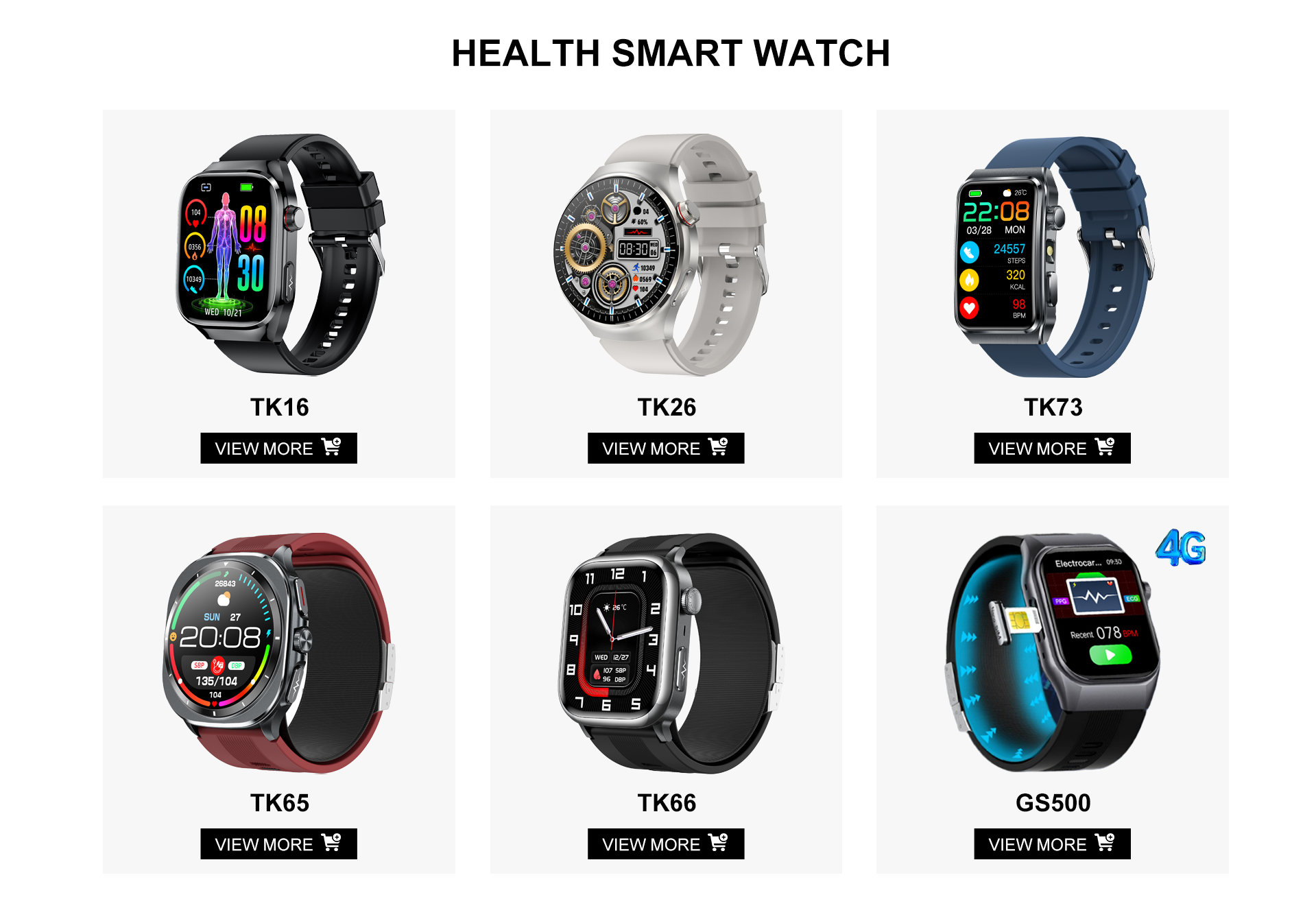 TK65 AMOLED Air Pump Blood Pressure Calling Smart Watch